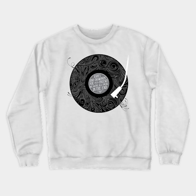 Record Crewneck Sweatshirt by rcaldwell